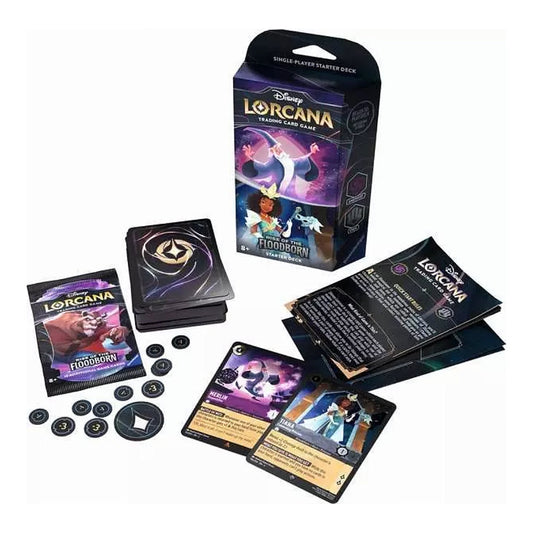 Disney Lorcana: Rise Of The Floodborn (The Second Chapter) Starter Deck (English)